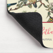 Victoriaans vogelsoorten muismat (Hoek)