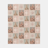  Victoriaans voorjaar, Quilt stijl, Fleece Deken (Voorkant)