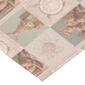  Victoriaans voorjaar, Quilt stijl, Korte Tafelloper (Hoek)