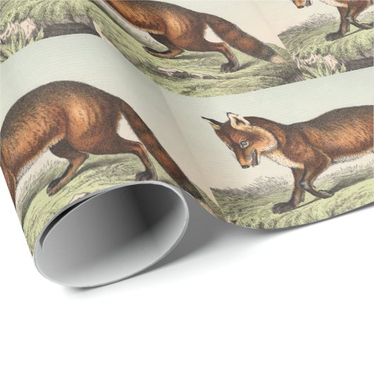  Victoriaans vos Cadeaupapier (Rol Hoek)