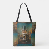 Victoriaans vos over de Canvas tas van de Druk (Achterkant)