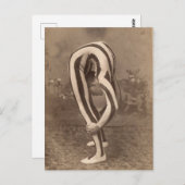 Victoriaans, vreemde tegenstander achterkant briefkaart (Voorkant / Achterkant)