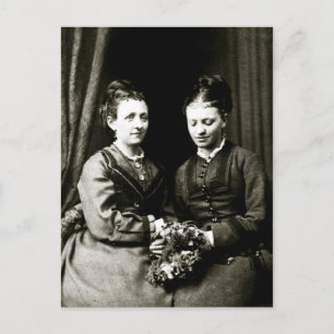 Victoriaans Vriendinnen Briefkaart