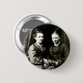 Victoriaans Vriendinnen Ronde Button 5,7 Cm (Voorkant /achterkant)