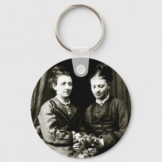 Victoriaans Vriendinnen Sleutelhanger (Voorkant)