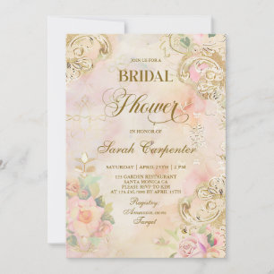 Victoriaans Vrijgezellenfeest Meisje  Uitnodiging