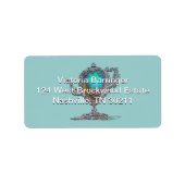 Victoriaans Vrijgezellenfeest Tea Party Etiket (Voorkant)