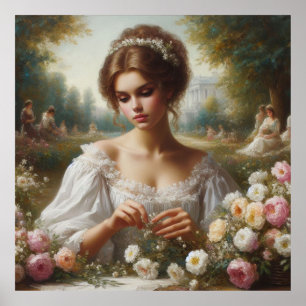 Victoriaans vrouw 3 poster