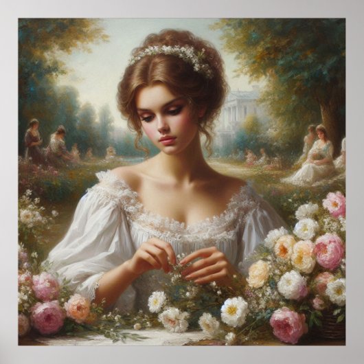 Victoriaans vrouw 3 poster (Voorkant)