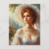 Victoriaans vrouw 5 briefkaart (Voorkant)