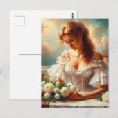 Victoriaans vrouw 5 briefkaart (Voorkant / Achterkant)