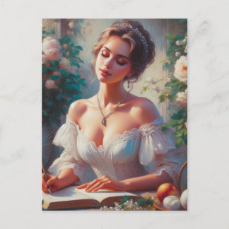 Victoriaans vrouw 6 briefkaart