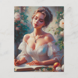 Victoriaans vrouw 6 briefkaart