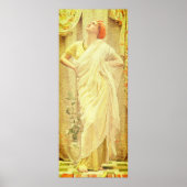 Victoriaans vrouw Albert moore canaries renaissanc Poster (Voorkant)