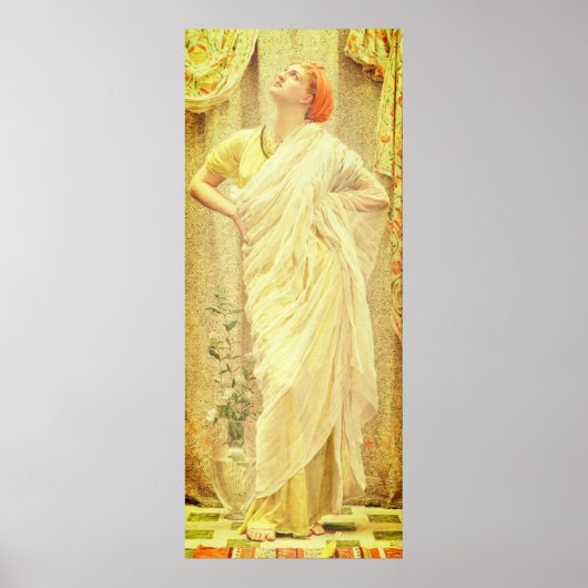 Victoriaans vrouw Albert moore canaries renaissanc Poster (Voorkant)