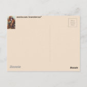 Victoriaans vrouw briefkaart (Achterkant)