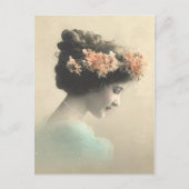  Victoriaans vrouw Briefkaart (Voorkant)