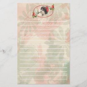 Victoriaans vrouw briefpapier