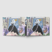 Victoriaans Vrouw Floral Fancy Jurk Gastenboek (Volledig)