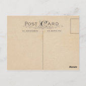 Victoriaans vrouw Frans. Briefkaart (Achterkant)