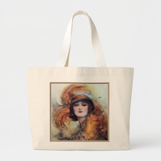 Victoriaans vrouw grote tote bag (Voorkant)