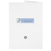 Victoriaans vrouw haar in kralen (Achterkant)