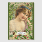 Victoriaans vrouw in de tuin (Voorkant)