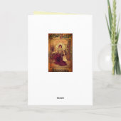 Victoriaans vrouw in elegant Victoriaans lijst Kaart (Achterkant)