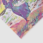 Victoriaans vrouw in het strand in een paststoxfus tissuepapier (Detail)