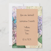 Victoriaans vrouw in rode kleurrijke Mode Kaart (Achterkant)