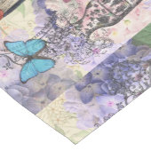 Victoriaans vrouw in rode kleurrijke Mode Korte Tafelloper (Hoek)