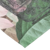 Victoriaans vrouw in rode kleurrijke Mode Tafelkleed (Gekanteld)