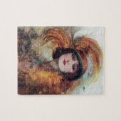 Victoriaans vrouw legpuzzel (Horizontaal)