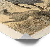 Victoriaans Vrouw Paardenkunst 1857 Poster (Hoek)