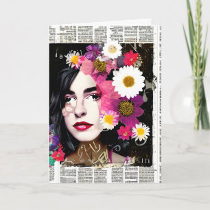 Victoriaans Vrouw Papier   Wereld is in de war Kaart