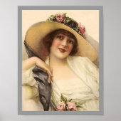 Victoriaans vrouw poster (Voorkant)