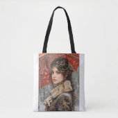 Victoriaans vrouw tote bag (Voorkant)
