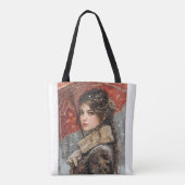 Victoriaans vrouw tote bag (Achterkant)