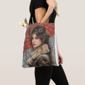 Victoriaans vrouw tote bag (Dichtbij)
