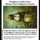 Victoriaans Vrouw van achteren, veld BE2 Decoupage Tissuepapier