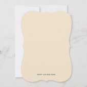 Victoriaans vrouw verjaardagsfeestje uitnodiging (Achterkant)