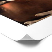 Victoriaans vrouwelijk haar in kralen poster (Hoek)