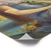  Victoriaans vrouwelijk portret Art Poster (Hoek)