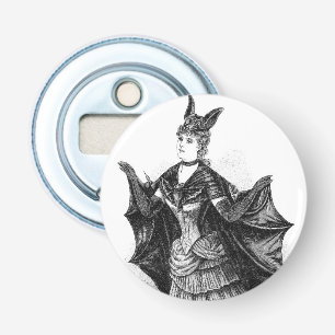  Victoriaans vrouwen Button Flesopener