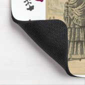 Victoriaans vrouwen Florale Muismat! Muismat (Hoek)