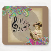 Victoriaans vrouwen Florale Muismat! Muismat (Voorkant)