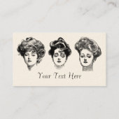 Victoriaans vrouwen visitekaartje (Achterkant)