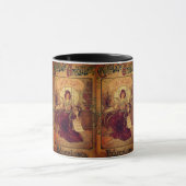 Victoriaans vrouwenchocoladereclame mok (Midden)