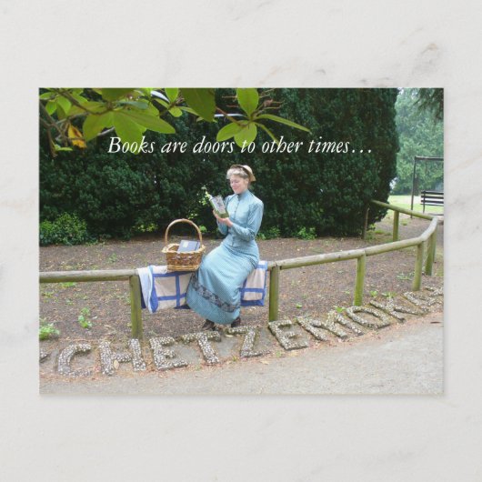 Victoriaans vrouwenkast briefkaart (Voorkant)