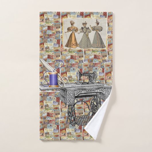 Victoriaans washanddoeksets bad handdoek (Handdoek)